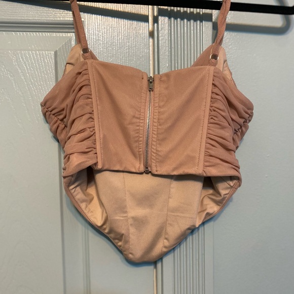 ✨REVOLVE - BLAIRE CORSET TOP 
- NUDE
- NEVER WORN - Picture 3 of 5